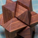 6 PIECE STAR BURR PUZZLE