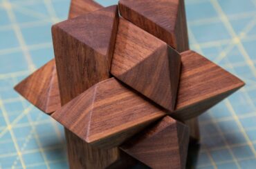 6 PIECE STAR BURR PUZZLE