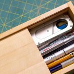 Pencil box made from recycled 2 by 4 lumber