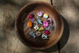 Bowl made on the wood lathe out of walnut