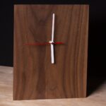A simple clock made from Walnut.