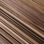 scrap wood in lines