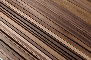 scrap wood in lines